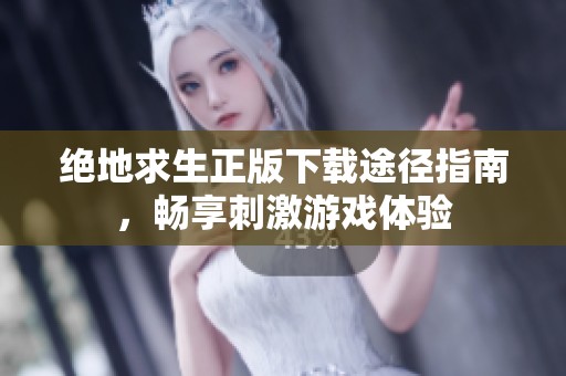 绝地求生正版下载途径指南，畅享刺激游戏体验