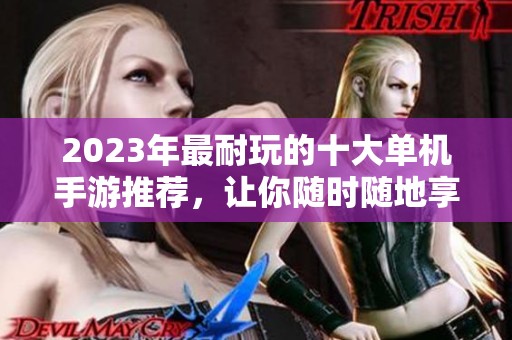 2023年最耐玩的十大单机手游推荐，让你随时随地享受游戏乐趣