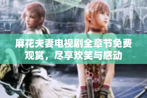 麻花夫妻电视剧全章节免费观赏，尽享欢笑与感动