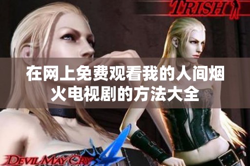 在网上免费观看我的人间烟火电视剧的方法大全