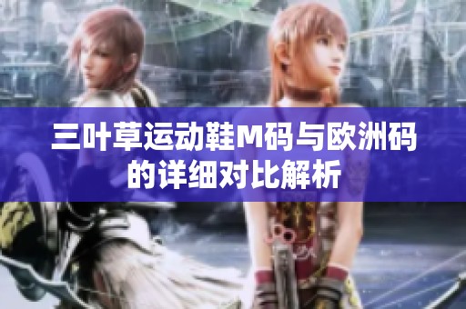 三叶草运动鞋M码与欧洲码的详细对比解析