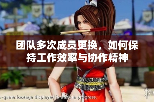 团队多次成员更换，如何保持工作效率与协作精神