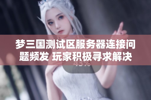 梦三国测试区服务器连接问题频发 玩家积极寻求解决方案与技巧分享
