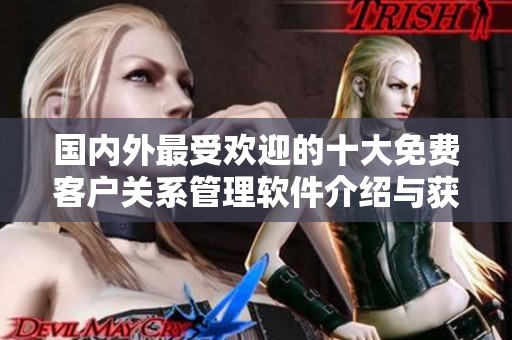 国内外最受欢迎的十大免费客户关系管理软件介绍与获取链接