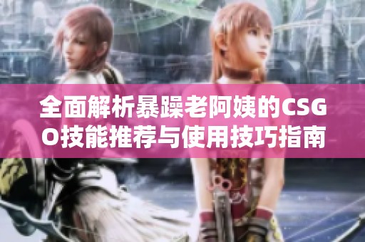 全面解析暴躁老阿姨的CSGO技能推荐与使用技巧指南