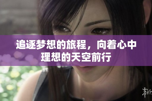 追逐梦想的旅程，向着心中理想的天空前行