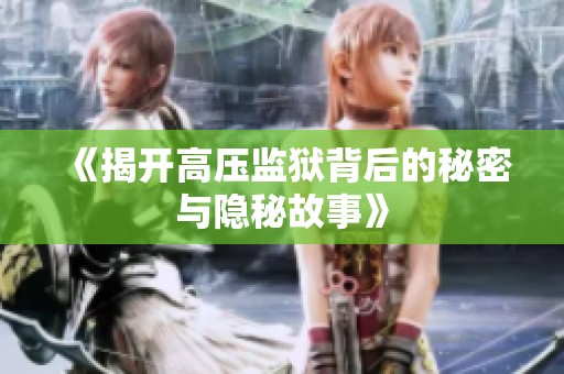 《揭开高压监狱背后的秘密与隐秘故事》