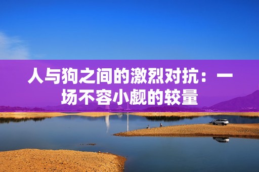 人与狗之间的激烈对抗：一场不容小觑的较量