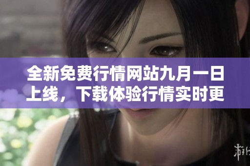 全新免费行情网站九月一日上线，下载体验行情实时更新服务