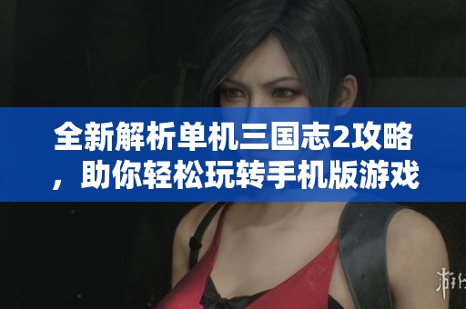 全新解析单机三国志2攻略，助你轻松玩转手机版游戏技巧