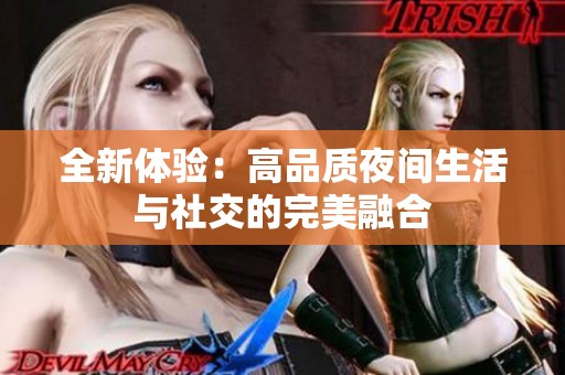 全新体验：高品质夜间生活与社交的完美融合