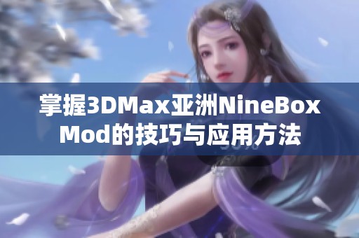 掌握3DMax亚洲NineBoxMod的技巧与应用方法