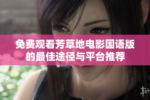 免费观看芳草地电影国语版的最佳途径与平台推荐