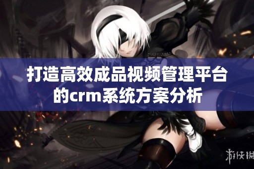 打造高效成品视频管理平台的crm系统方案分析