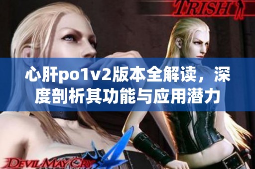 心肝po1v2版本全解读，深度剖析其功能与应用潜力