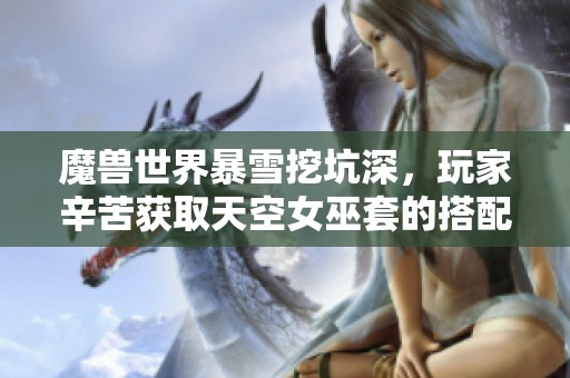 魔兽世界暴雪挖坑深，玩家辛苦获取天空女巫套的搭配令人惊叹