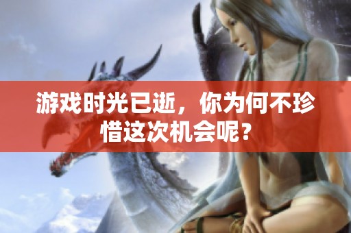 游戏时光已逝，你为何不珍惜这次机会呢？