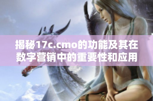 揭秘17c.cmo的功能及其在数字营销中的重要性和应用效果