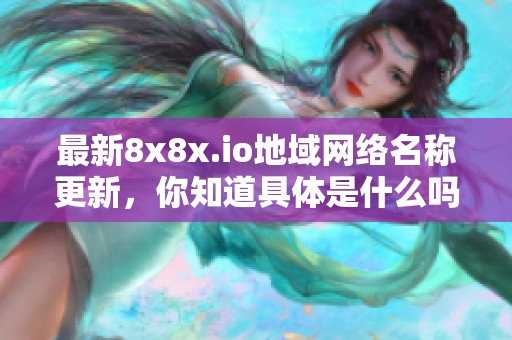 最新8x8x.io地域网络名称更新，你知道具体是什么吗？