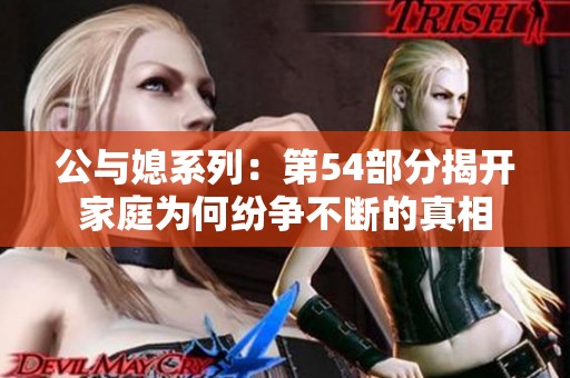 公与媳系列：第54部分揭开家庭为何纷争不断的真相