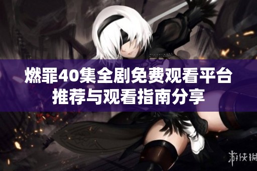 燃罪40集全剧免费观看平台推荐与观看指南分享