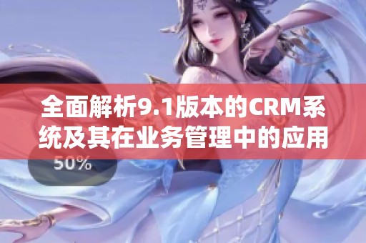 全面解析9.1版本的CRM系统及其在业务管理中的应用价值