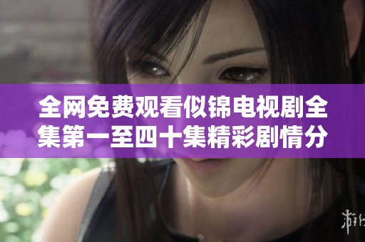 全网免费观看似锦电视剧全集第一至四十集精彩剧情分享
